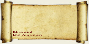 Jana Divac vizit kartica